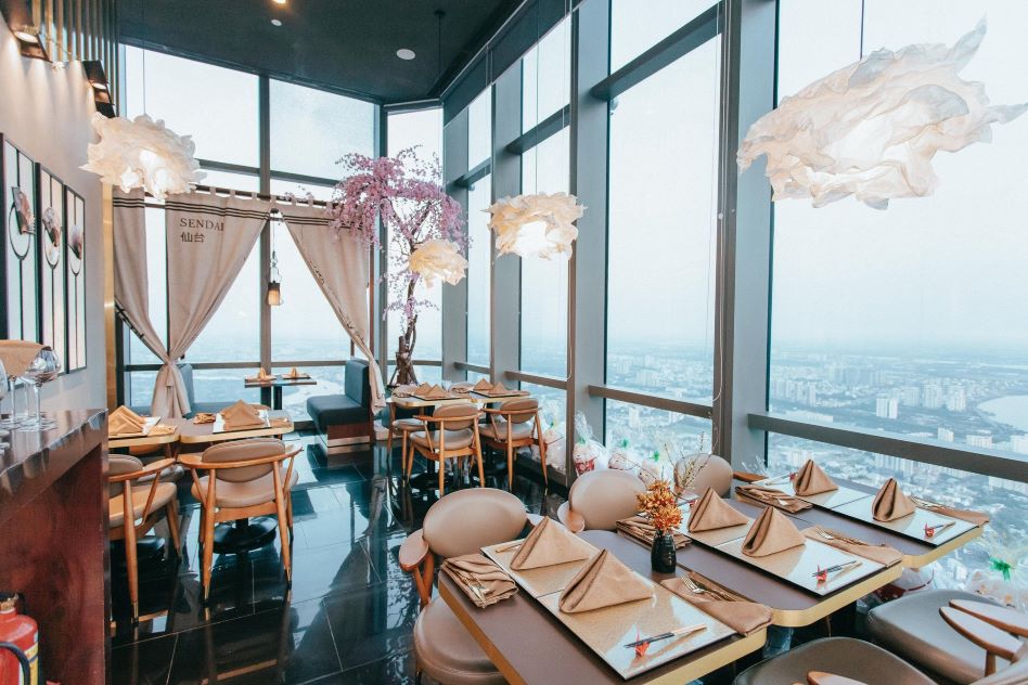 Không gian nhà hàng Miwaku Premium Landmark 81