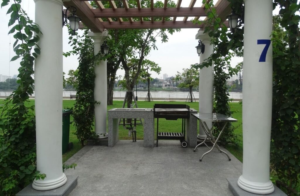 Khu vực nướng BBQ tại công viên Landmark 81