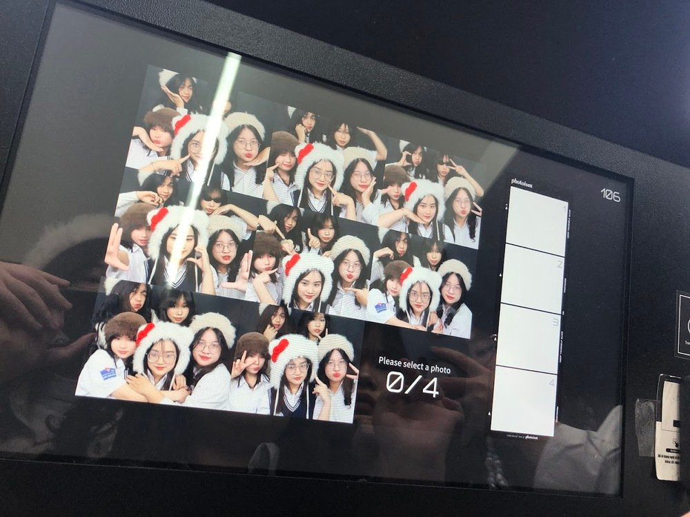 Ảnh chụp đẹp với màu sắc chuẩn Hàn tại Photoism Chùa Bộc
