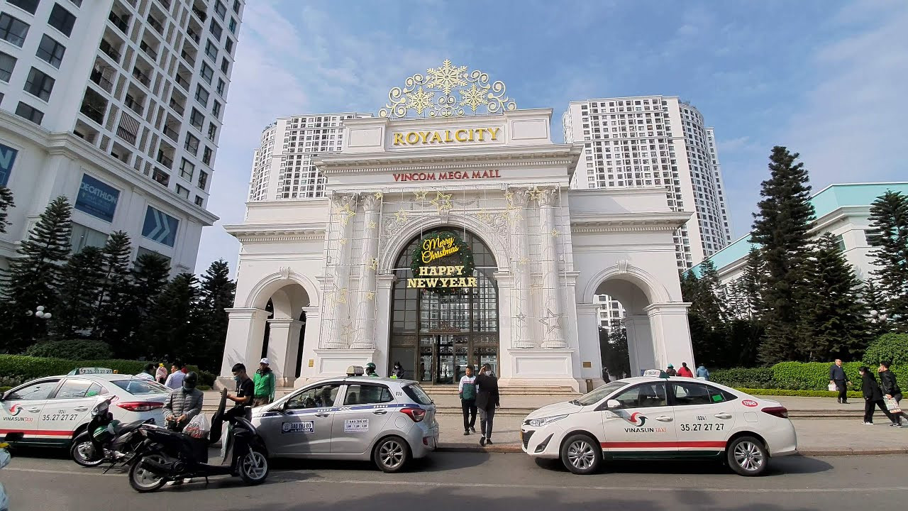Bản đồ chỉ dẫn phương tiện di chuyển đến Vincom Mega Mall Royal City