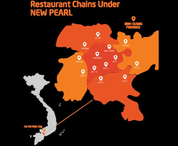 Bản đồ hệ thống nhà hàng Chang Kang Kung và các chi nhánh