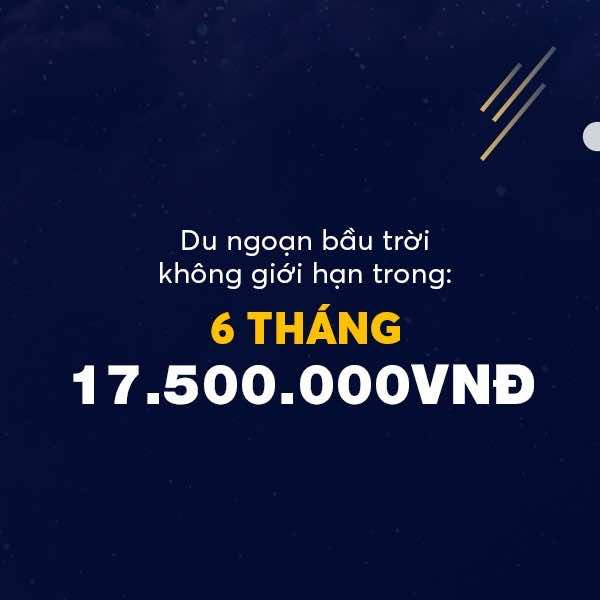 Bảng giá combo 6 tháng Du ngoạn bầu trời không giới hạn tại Landmark 81 SkyView