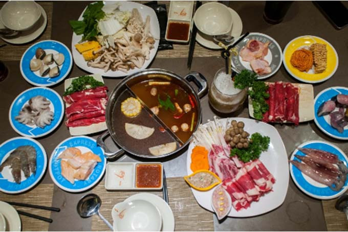 Buffet lẩu băng chuyền Kichi Kichi Vincom Đà Nẵng đa dạng