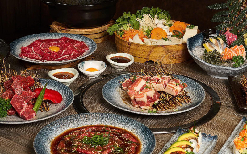 Các món sushi đa dạng và đầy màu sắc tại iSushi Vincom Đà Nẵng