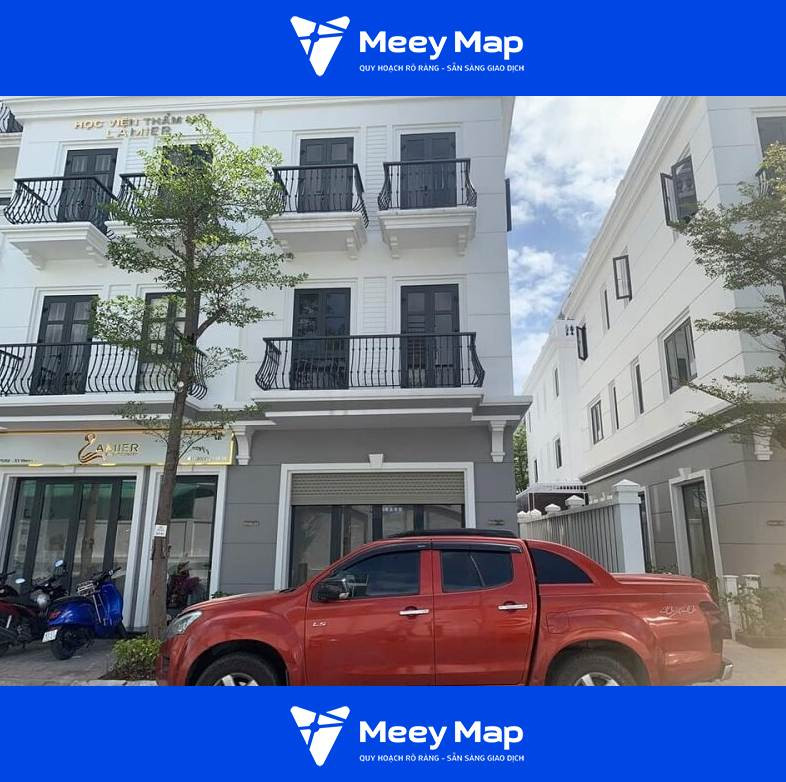 Cận cảnh mặt tiền một căn shophouse tại Vincom Mỹ Tho