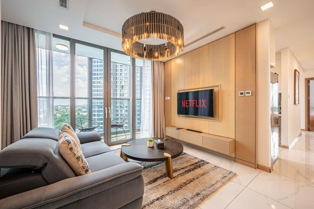 Cận cảnh nội thất sang trọng của căn hộ 3 phòng ngủ Landmark 81, phản ánh giá bán cao cấp