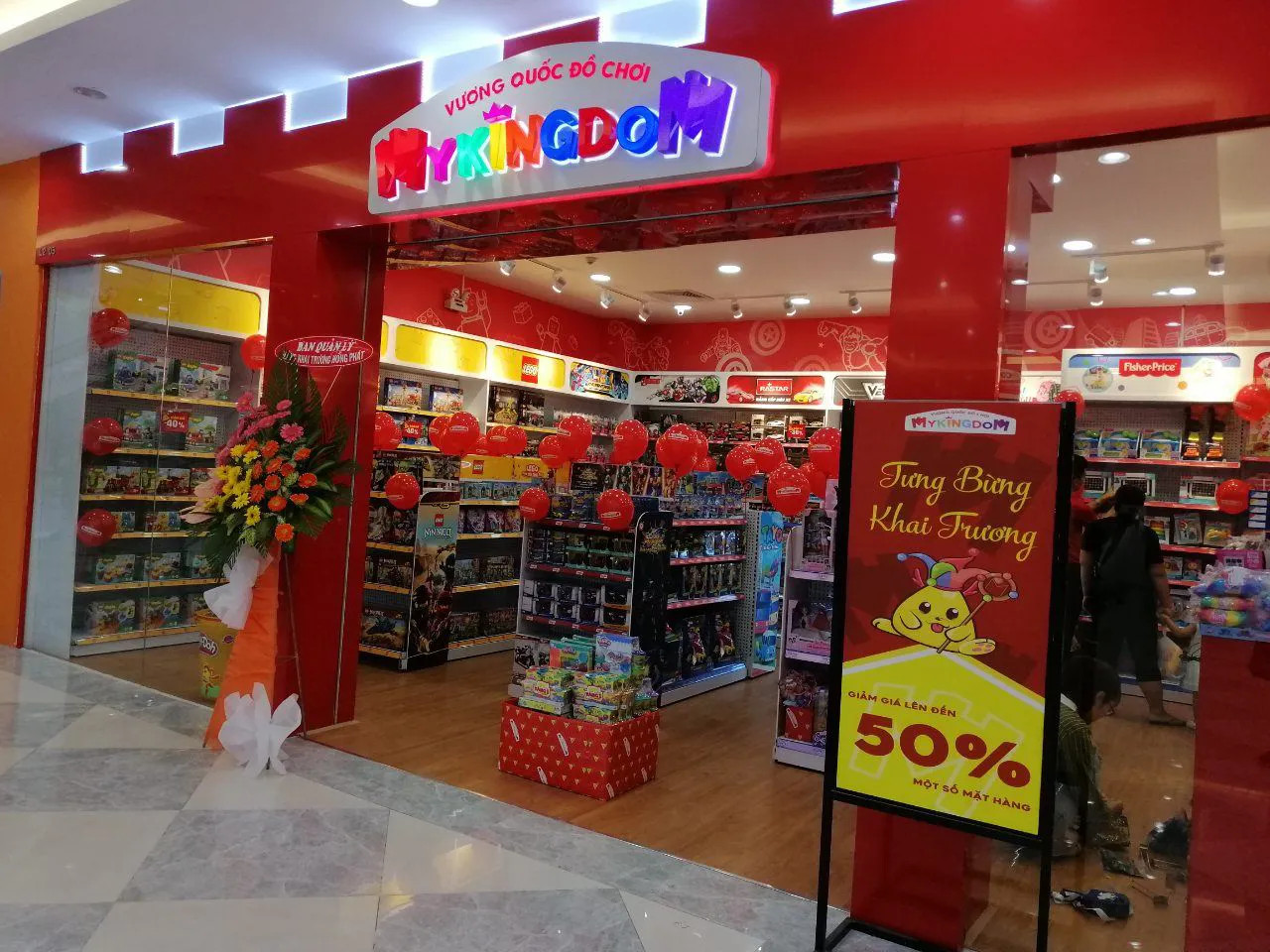 Cửa hàng đồ chơi Mykingdom, khu vui chơi sáng tạo cho bé tại Vincom BMT
