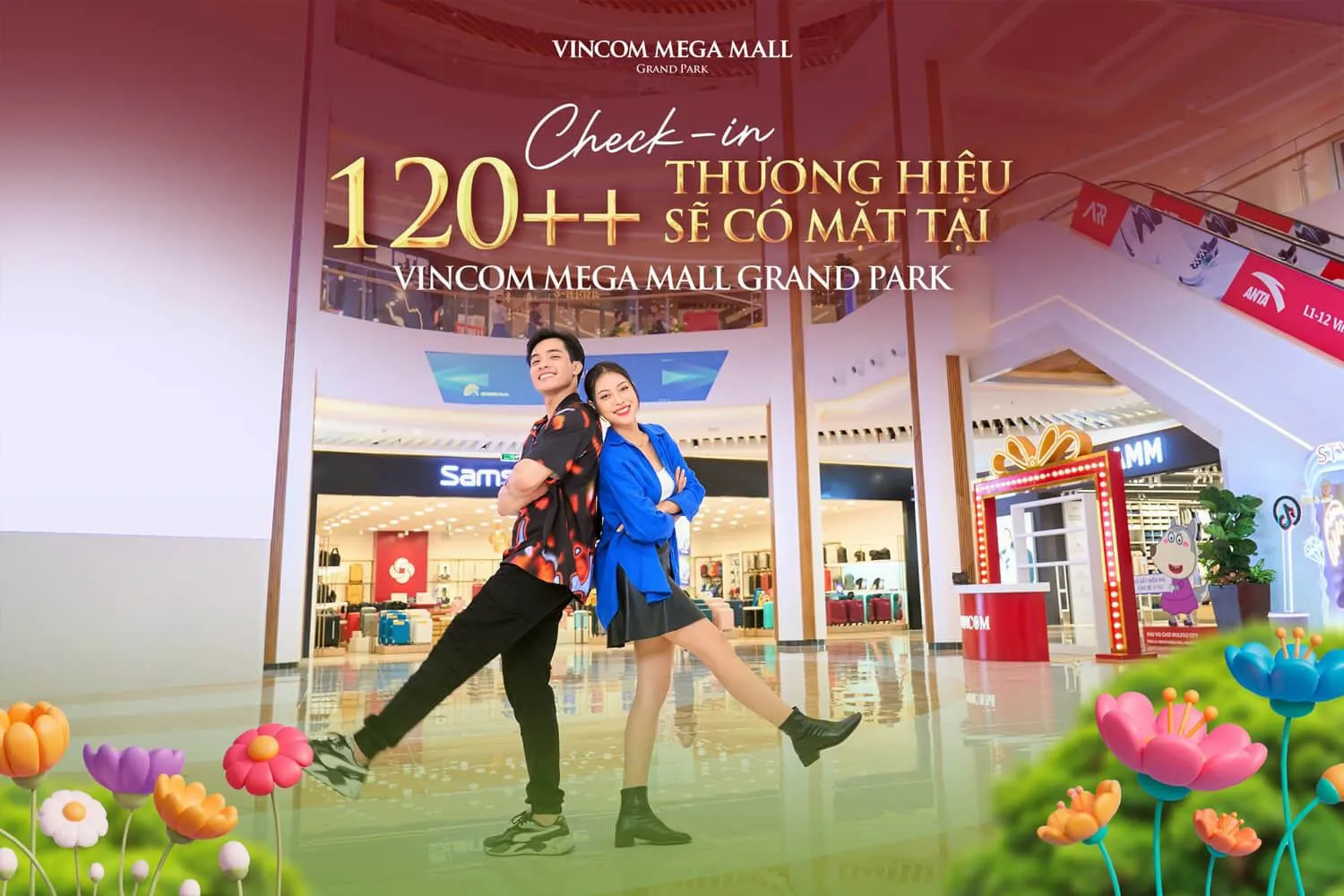 Đa dạng các thương hiệu mua sắm, ẩm thực và giải trí tại Vincom Mega Mall Grand Park