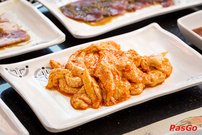 Đa dạng món ăn kèm trong thực đơn King BBQ Vincom Thủ Đức