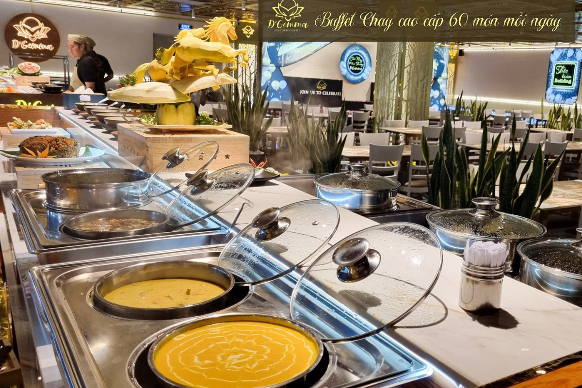Đánh giá và phản hồi của thực khách về D'GEMMA Vegetarian Buffet Vincom 3 Tháng 2