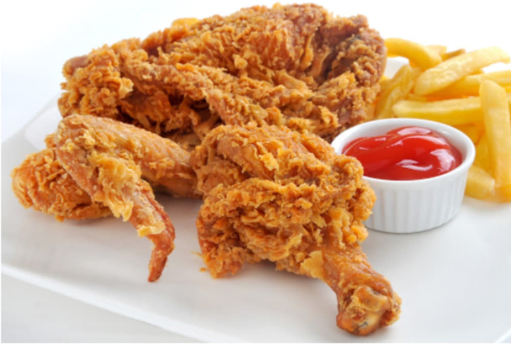 Gà rán KFC là một thương hiệu lâu đời và được nhiều người yêu thích.