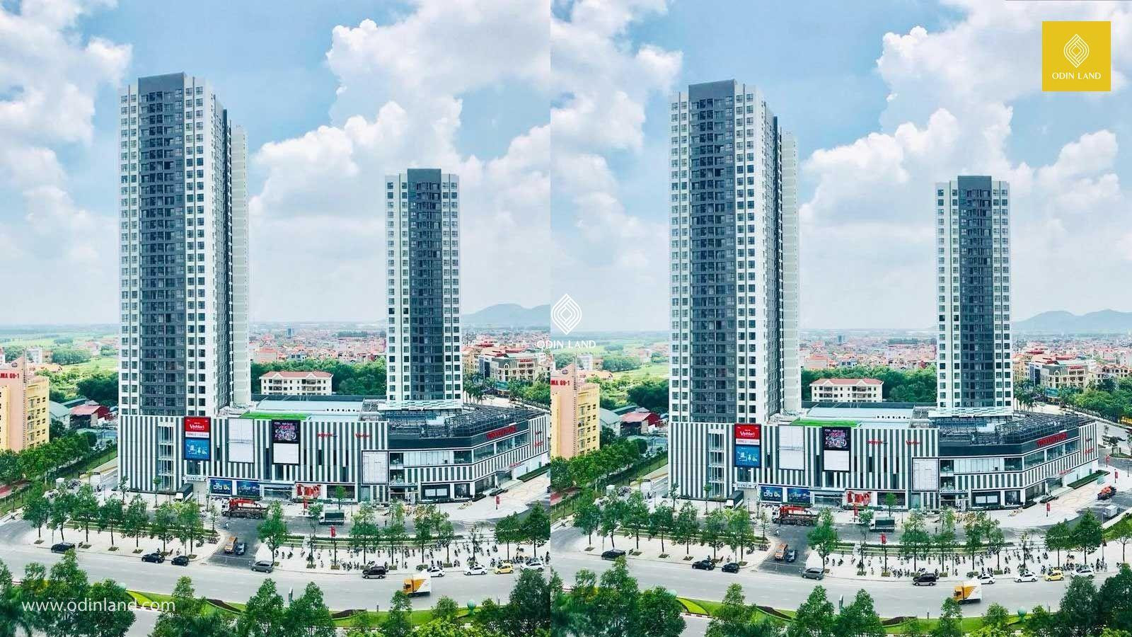 Giao thông sầm uất tại ngã 6 Trần Hưng Đạo, gần Vincom Plaza Bắc Ninh