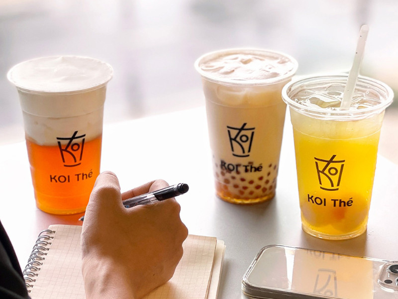 Hệ thống thanh toán đa dạng tại KOI Thé, bao gồm ví điện tử