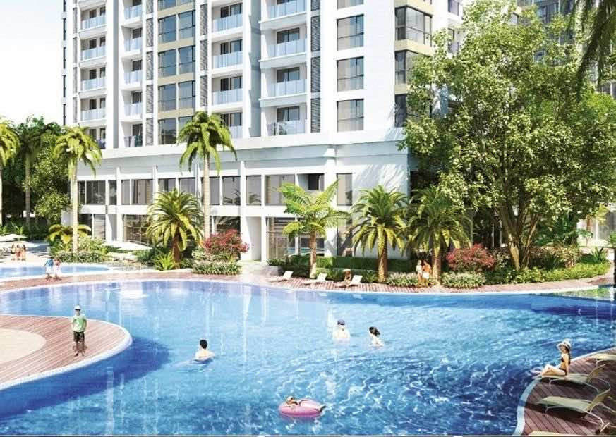 Hồ bơi thư giãn dành riêng cho cư dân tại khu Park Vinhomes Central Park
