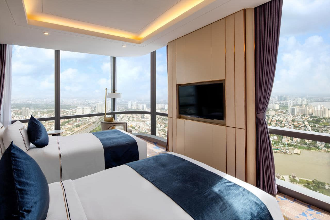 Khách sạn Vinpearl Luxury Landmark 81 sang trọng, một phần không thể thiếu khi khám phá trong Landmark 81 có gì.