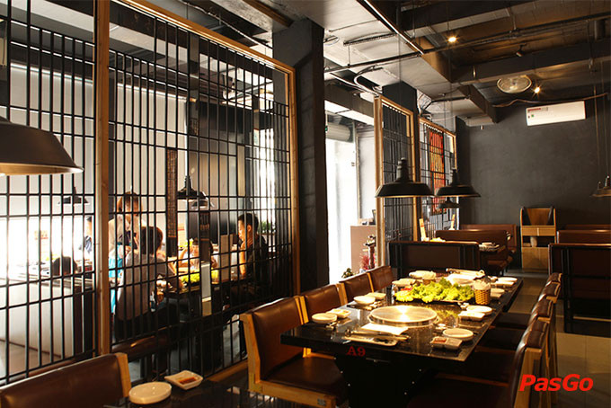 Không gian ấm cúng, sang trọng của nhà hàng King BBQ Vincom Center Đồng Khởi