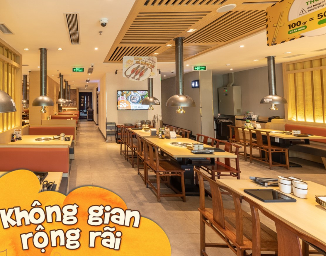 Không gian ấm cúng và phong cách tại Gogi House Vincom Xuân Khánh