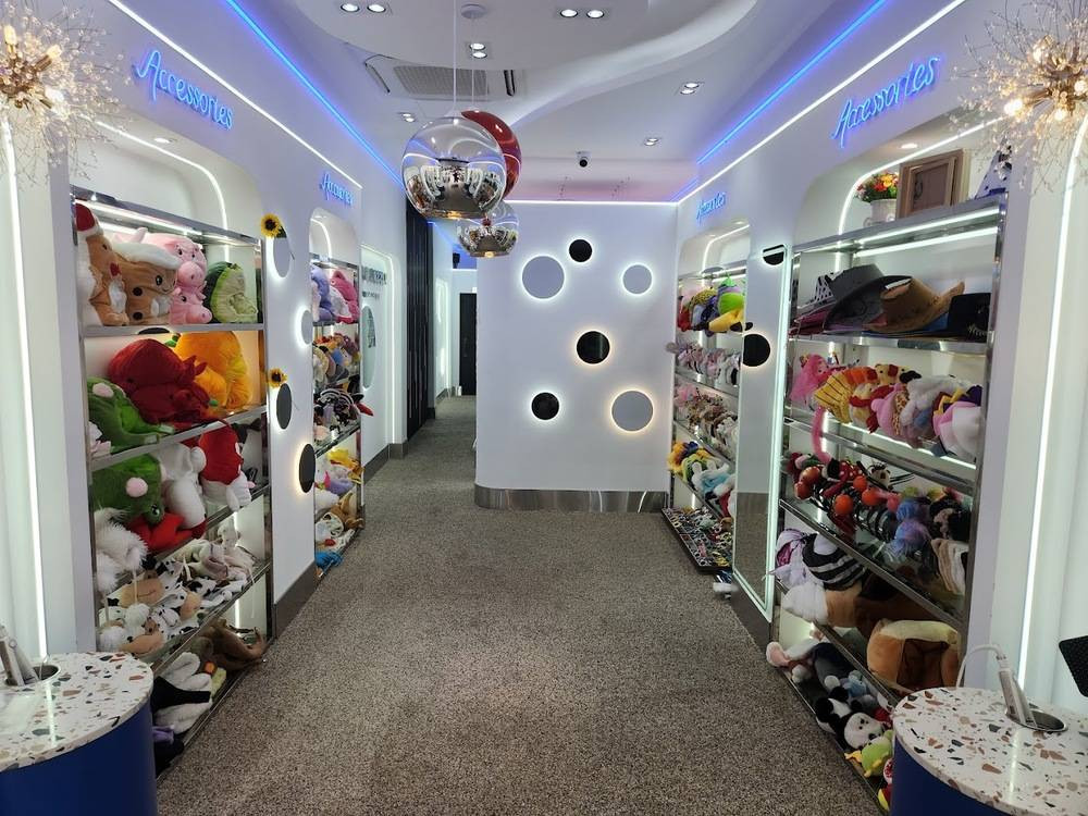 Không gian bên trong Photo Razzle Dazzle với nhiều phụ kiện xinh xắn