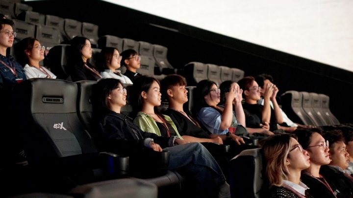 Không gian hiện đại bên trong rạp chiếu phim CGV Vincom Plaza Đà Nẵng