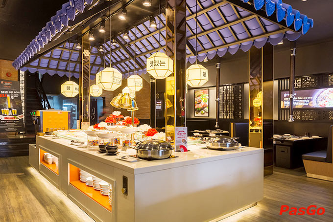 Không gian hiện đại và ấm cúng tại King BBQ Buffet
