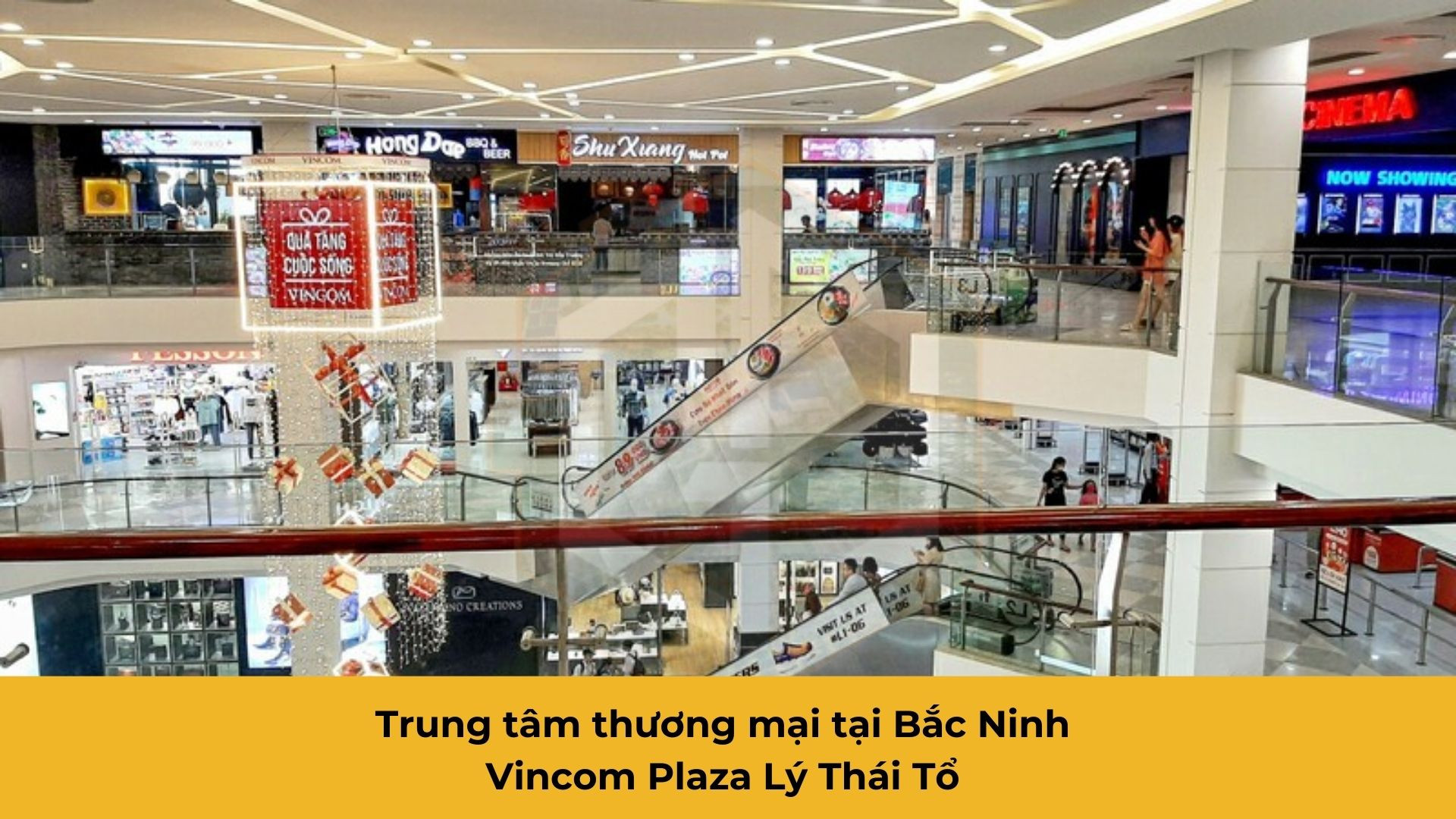 Không gian mua sắm hiện đại tại siêu thị Vincom Bắc Ninh
