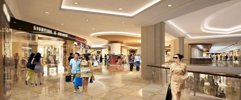 Không gian mua sắm và giải trí sôi động tại Vincom Mega Mall, đại diện cho tiêu chuẩn Vincom