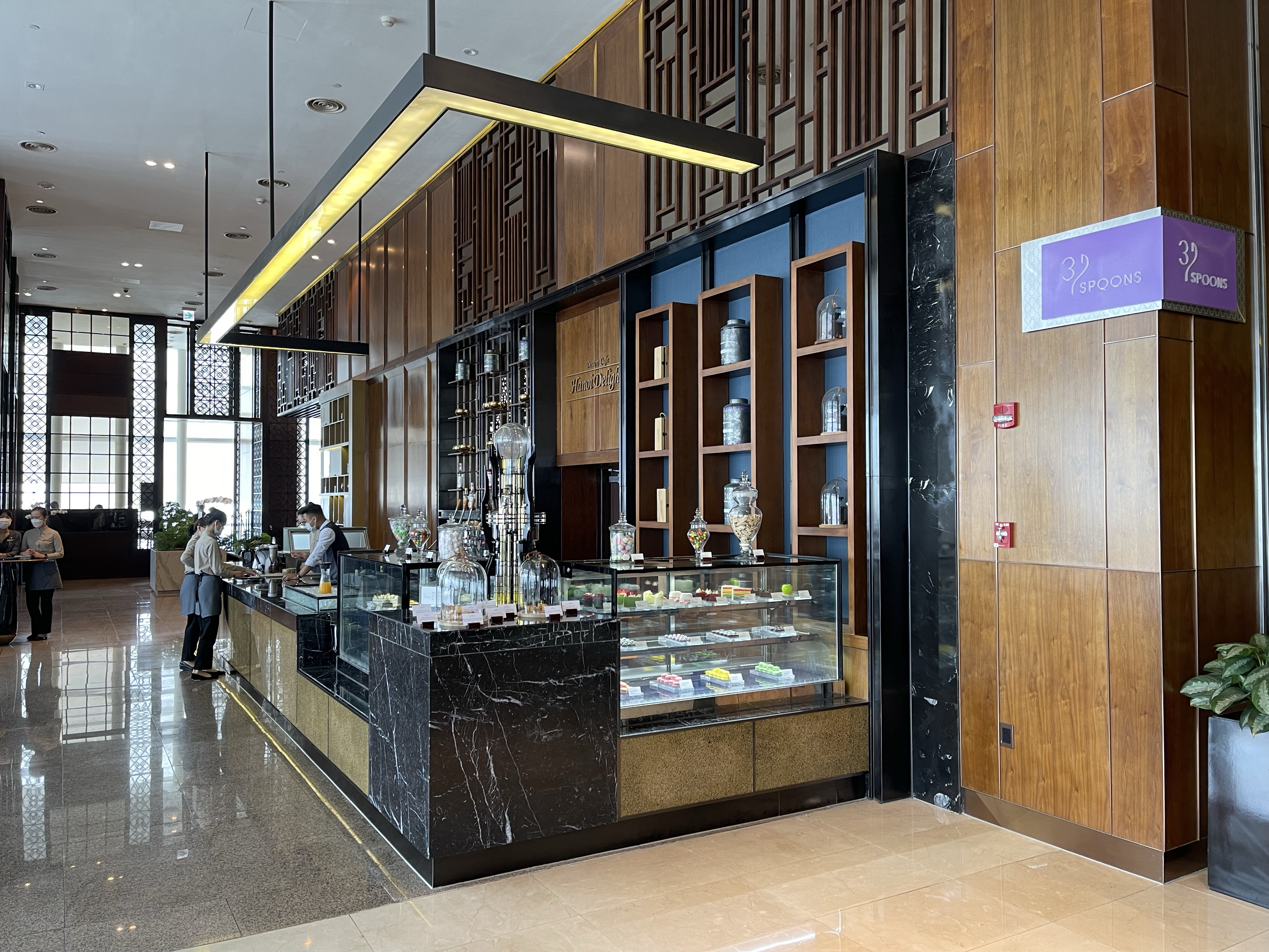 Không gian nhà hàng 3 Spoons tại InterContinental Hanoi Landmark72
