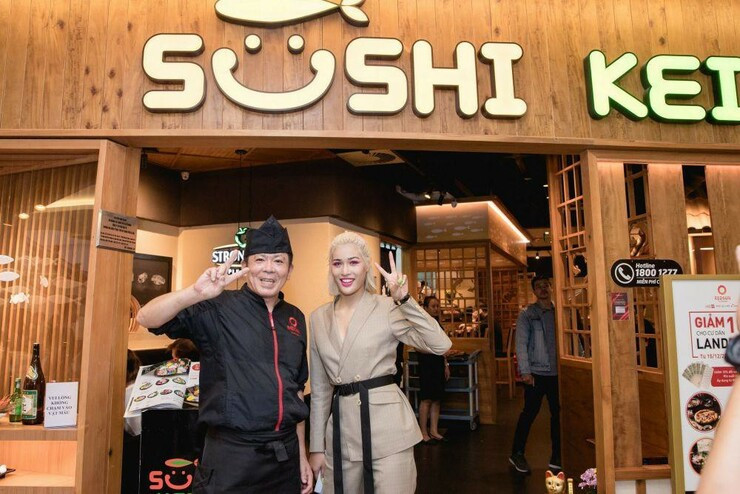 Không gian nhà hàng Sushi Kei tại địa chỉ tòa nhà Landmark 81