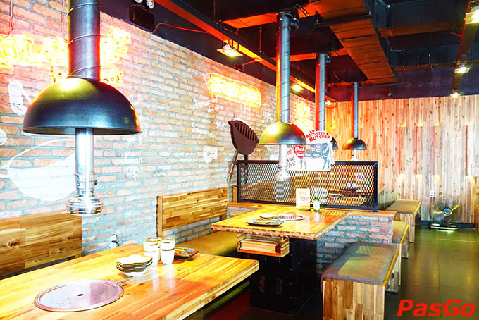 Không gian nội thất ấm cúng tại GoGi House Vincom Đà Nẵng