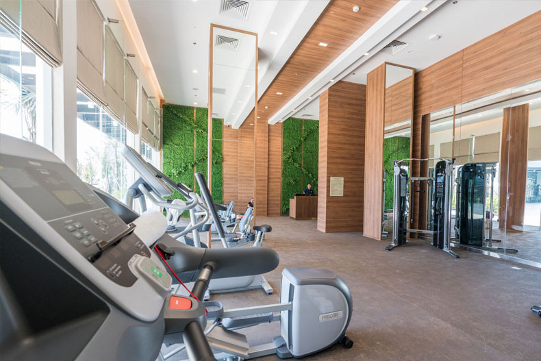 Không gian phòng gym đẳng cấp tại Vincom Plaza Phú Quốc