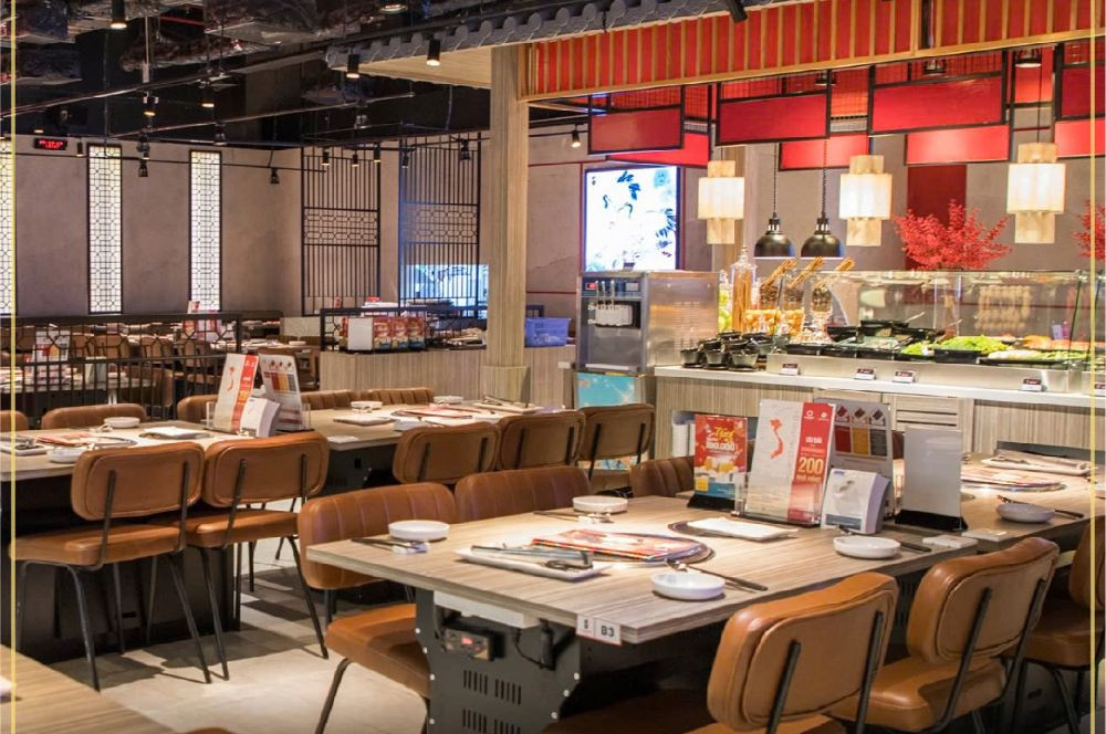 Không gian thiết kế theo phong cách Hàn Quốc tại King BBQ