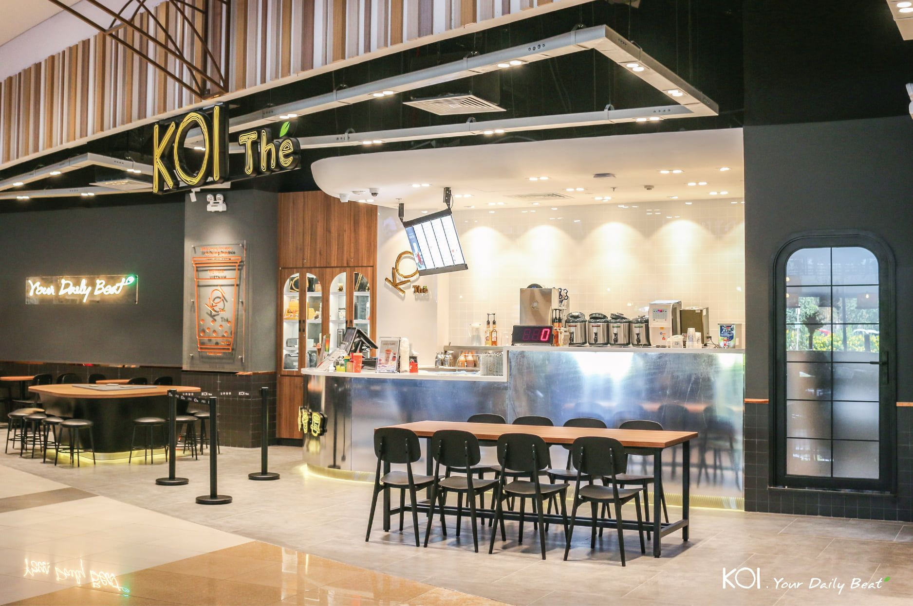 Không gian thưởng thức tại KOI Thé