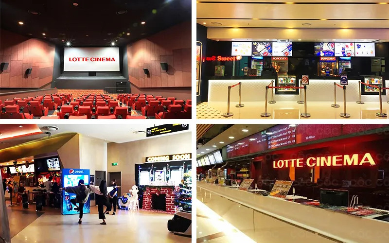 Không gian vui chơi giải trí Lotte Cinema và khu trẻ em My Kingdom ở Vincom Nha Trang