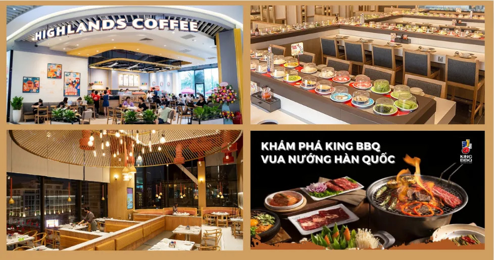 Khu ẩm thực đa dạng tại Vincom Xuân Khánh Cần Thơ với nhiều nhà hàng nổi tiếng