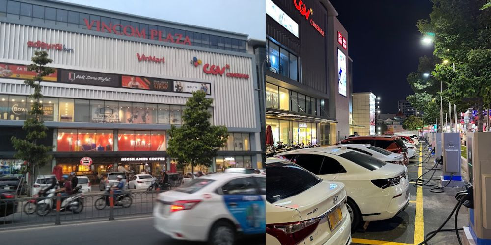 Khu vực giữ xe an toàn tại Vincom Plaza Phan Văn Trị