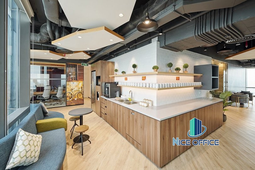 Khu vực pantry tiện nghi với đầy đủ trang thiết bị tại Landmark 81