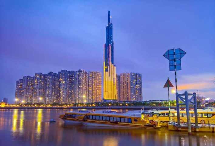 Landmark 81 chiều cao ấn tượng