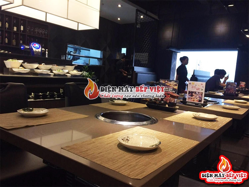Lắp đặt hệ thống hút khói cho nhà hàng nướng Sumo BBQ Thảo Điền