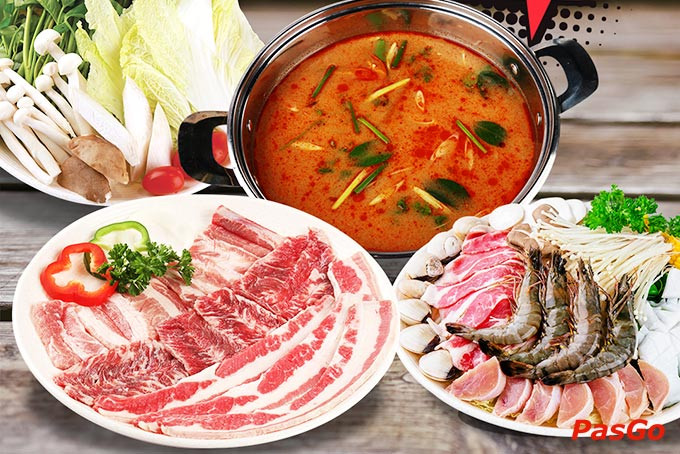 Lẩu Kimchi chua cay hấp dẫn tại Dolpan Sam Vincom Trần Duy Hưng