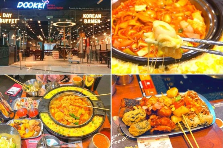Lẩu Tokbokki Dookki với vòng phô mai béo ngậy, món ngon tại quán ăn ở Vincom Phạm Ngọc Thạch