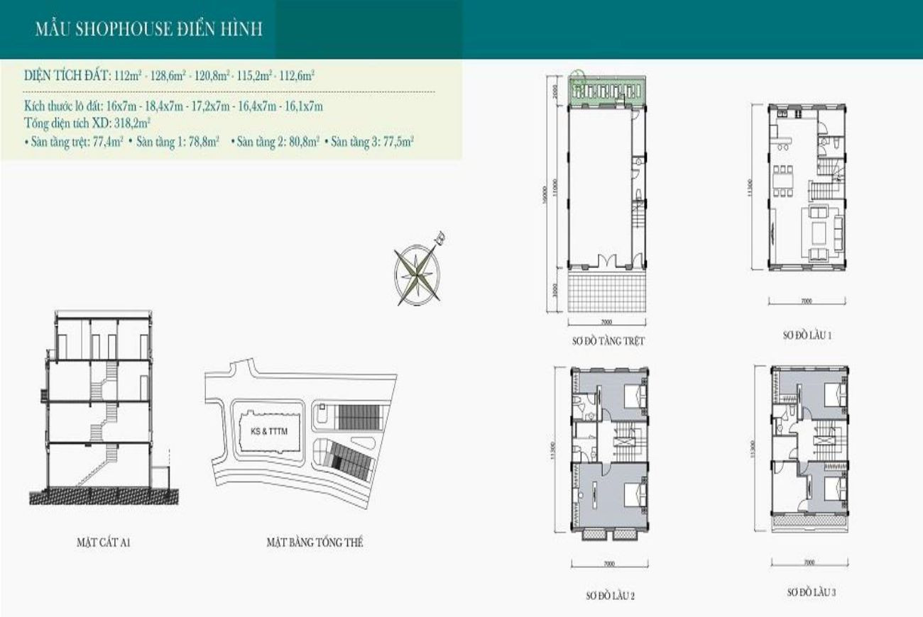Mặt bằng chi tiết Vincom Sơn La