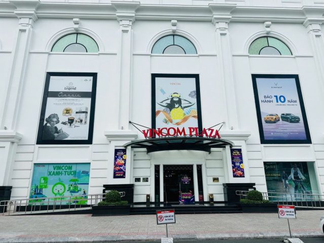 Mặt tiền Vincom Plaza Cao Lãnh, nơi có cửa hàng thời trang Pantio