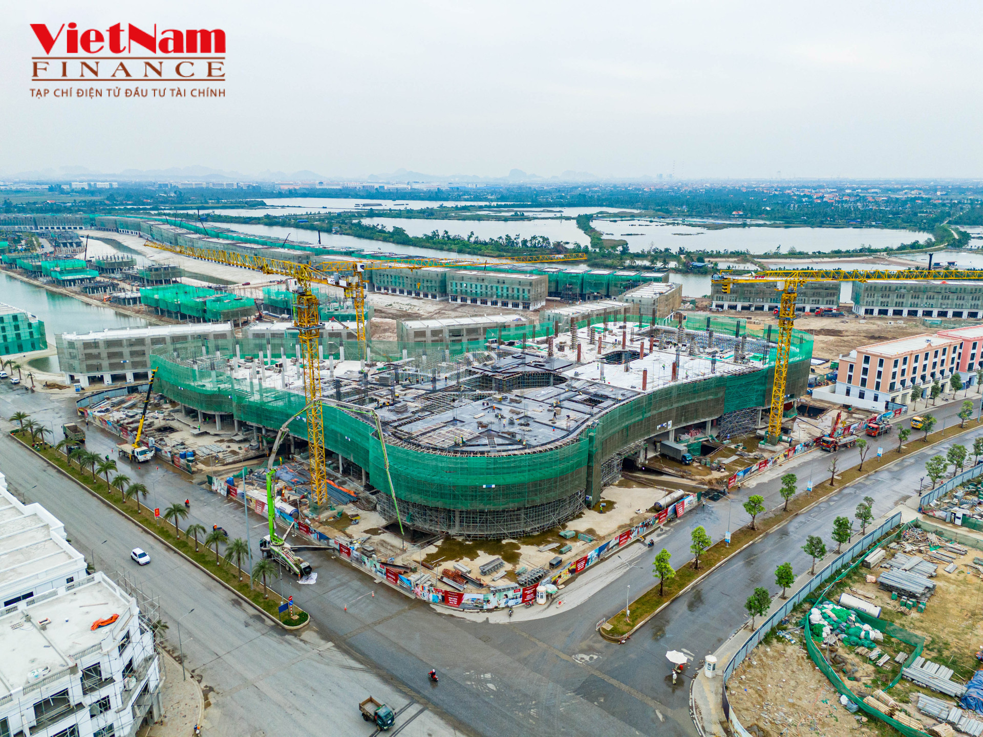 Mặt tiền Vincom Thủy Nguyên Hải Phòng Mega Mall nổi bật