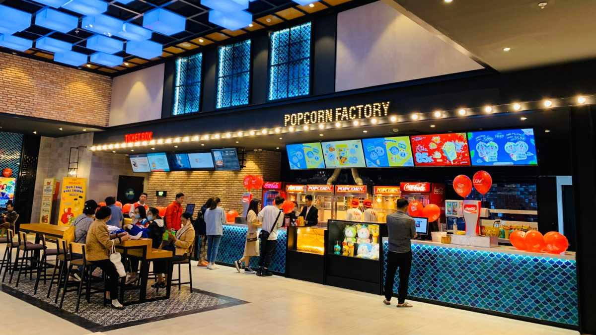 Minh họa các địa điểm rạp CGV trên khắp Việt Nam, gợi mở về hình ảnh của CGV Vincom Cẩm Phả trong hệ thống