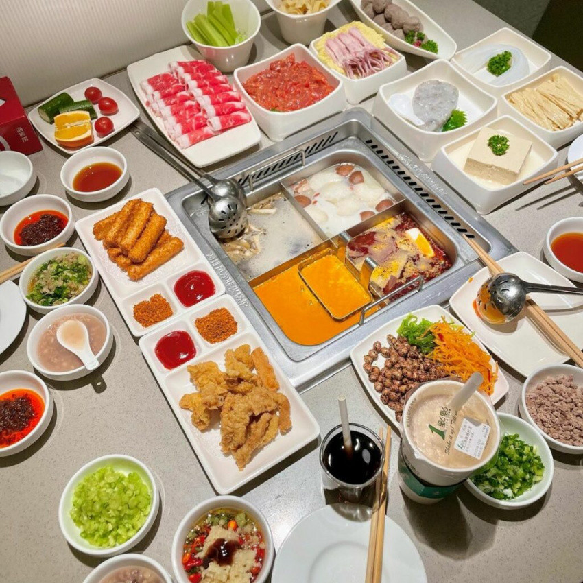 Món nhúng thịt bò Haidilao chất lượng cao
