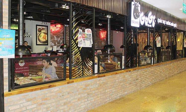 Món nướng thơm ngon tại Gogi House trong Vincom Đồng Khởi, địa điểm lý tưởng cho bữa ăn gia đình.
