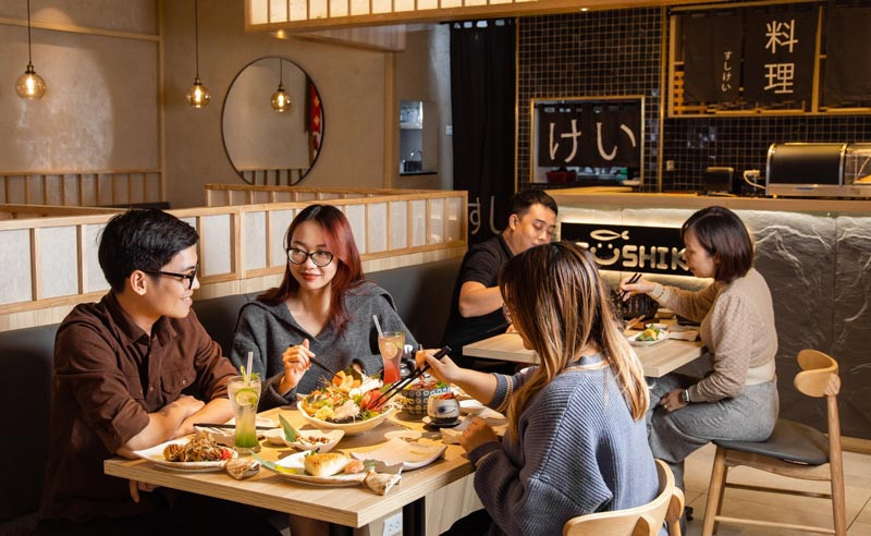 Món sushi tươi ngon tại nhà hàng Sushi Kei