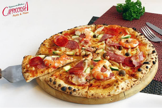 Nguyên liệu làm những chiếc Pizza chuẩn phong cách Napoli tại Capricciosa chỉ sử dụng không ngày, không trữ đông.