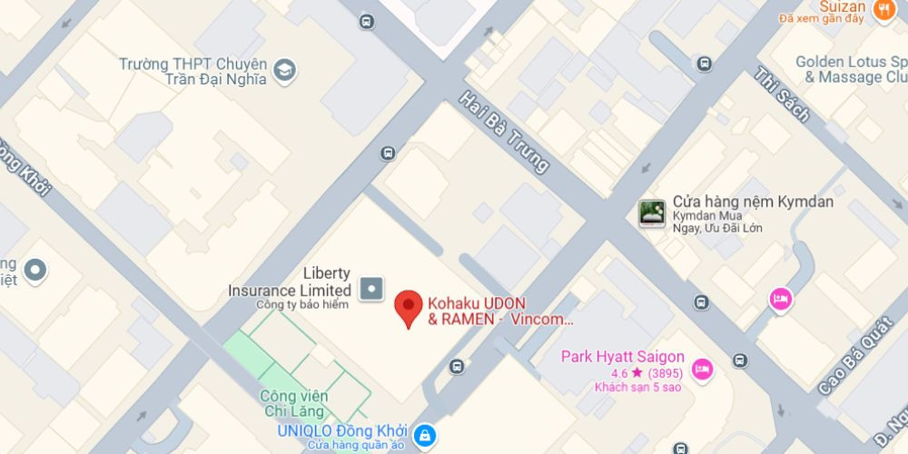 Nhà hàng Kohaku Udon &amp; Ramen tại Vincom Đồng Khởi