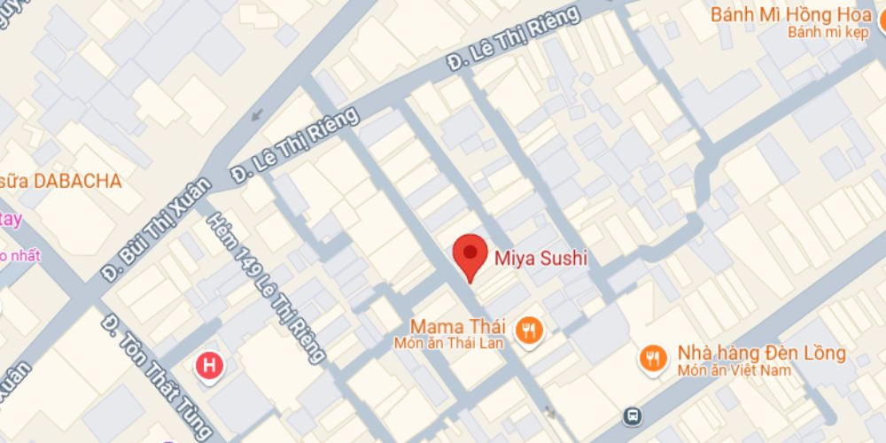 Nhà hàng Ramen &amp; BBQ Miya trên bản đồ Quận 1